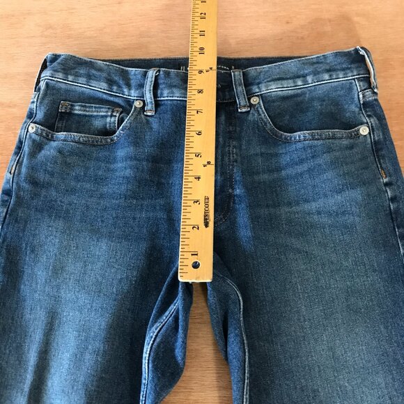 Everlane Uniform The Slim Jeans Men 29x30 Blue Low Rise Dark Wash Stretch 17097 - Picture 5 of 12